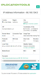 Mobile Screenshot of iplocationtools.com